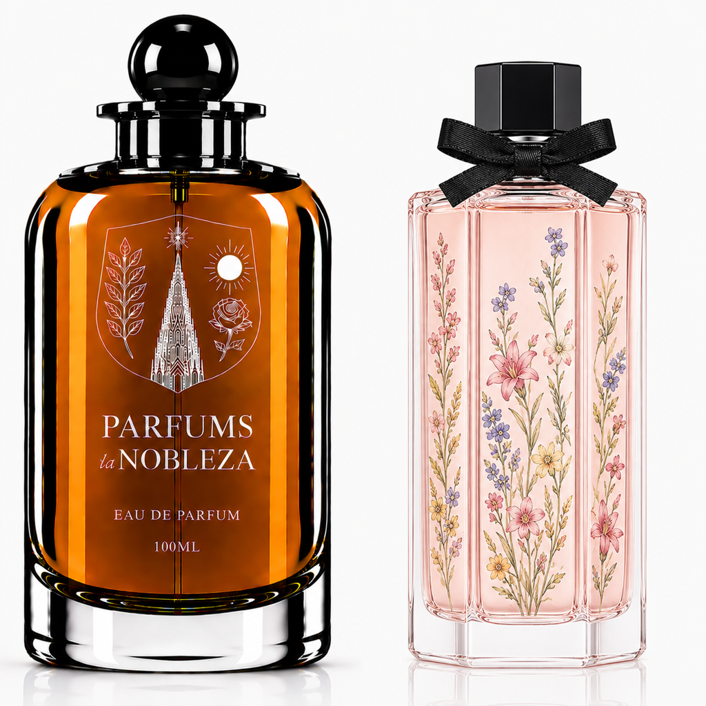 Frasco de perfume Nobleza 74 de Parfums la Nobleza